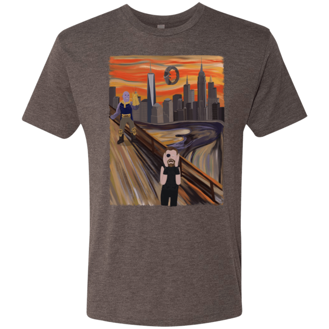 T-Shirts Macchiato / S Thunder Scream Men's Triblend T-Shirt