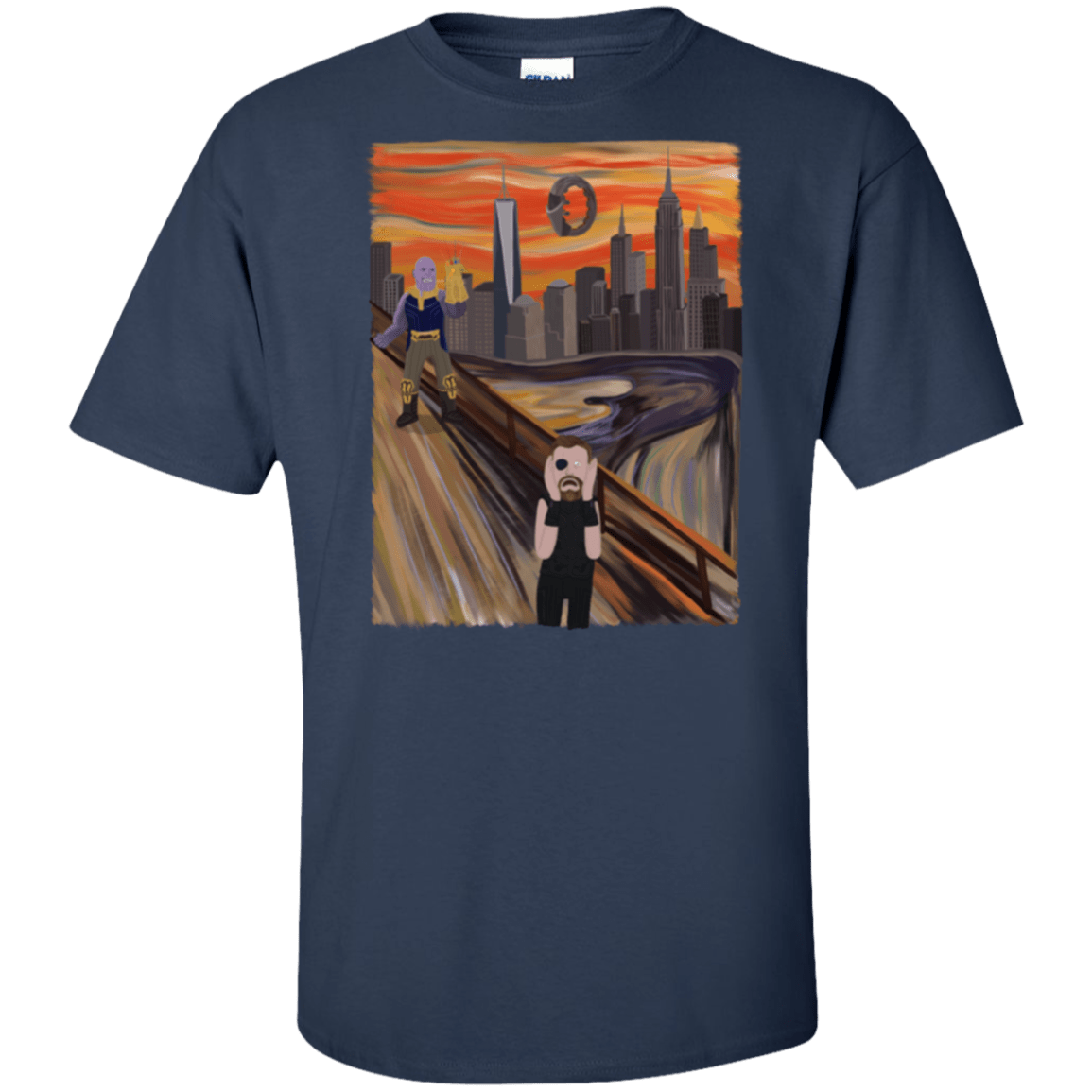 T-Shirts Navy / XLT Thunder Scream Tall T-Shirt