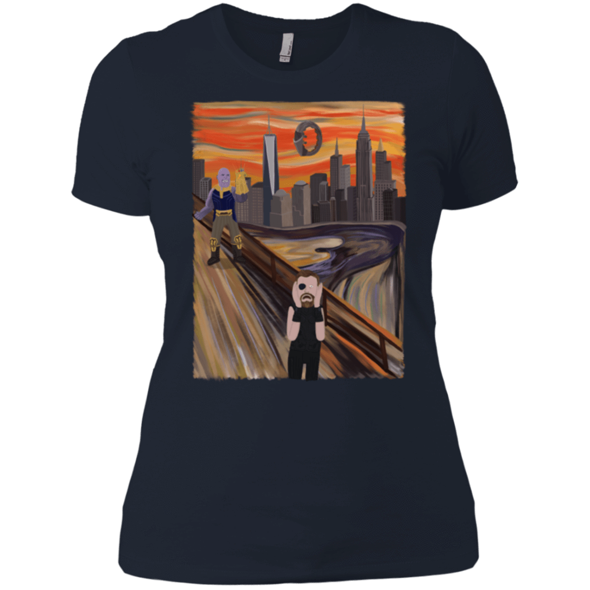 T-Shirts Midnight Navy / X-Small Thunder Scream Women's Premium T-Shirt