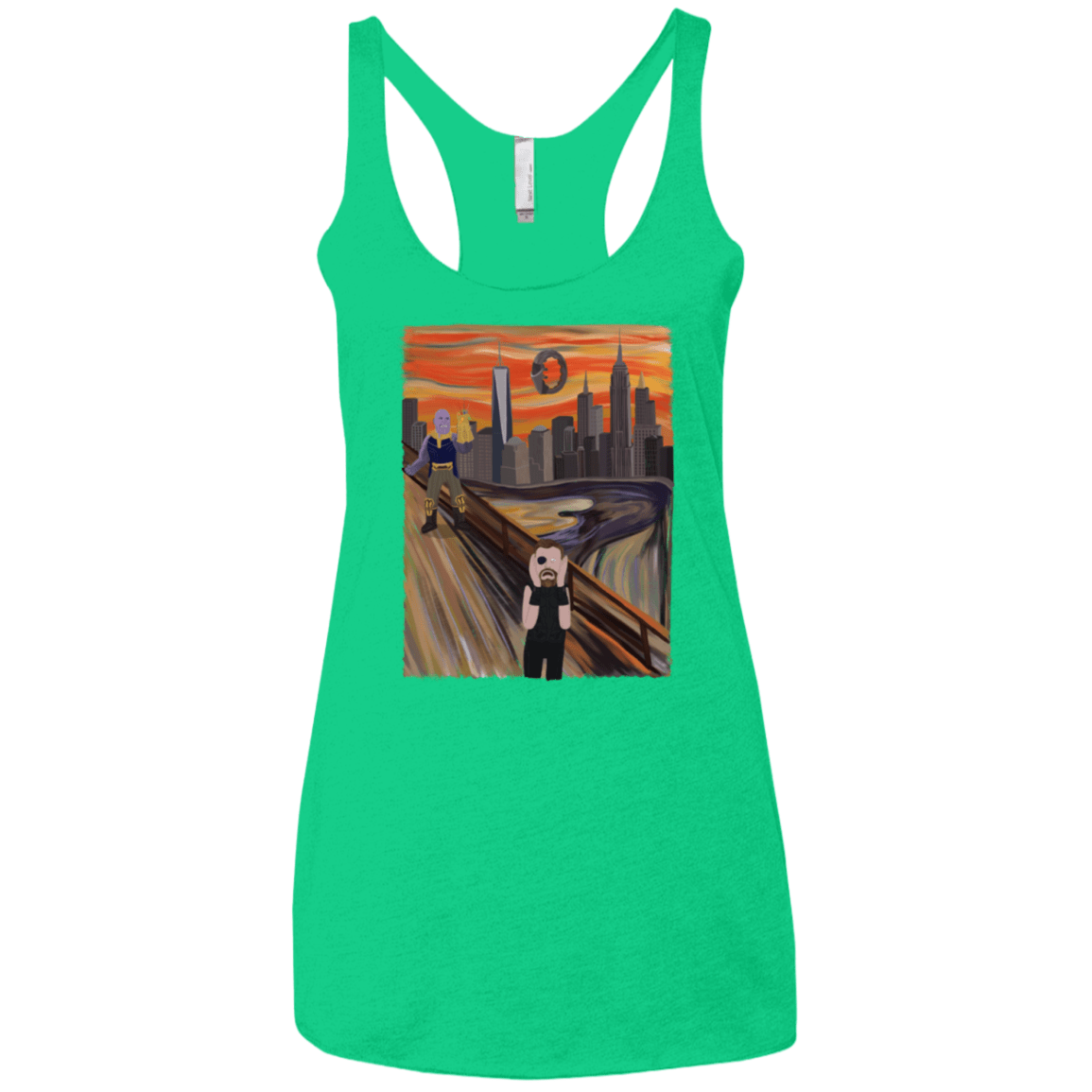 Thunder Scream Women's Triblend Racerback Tank