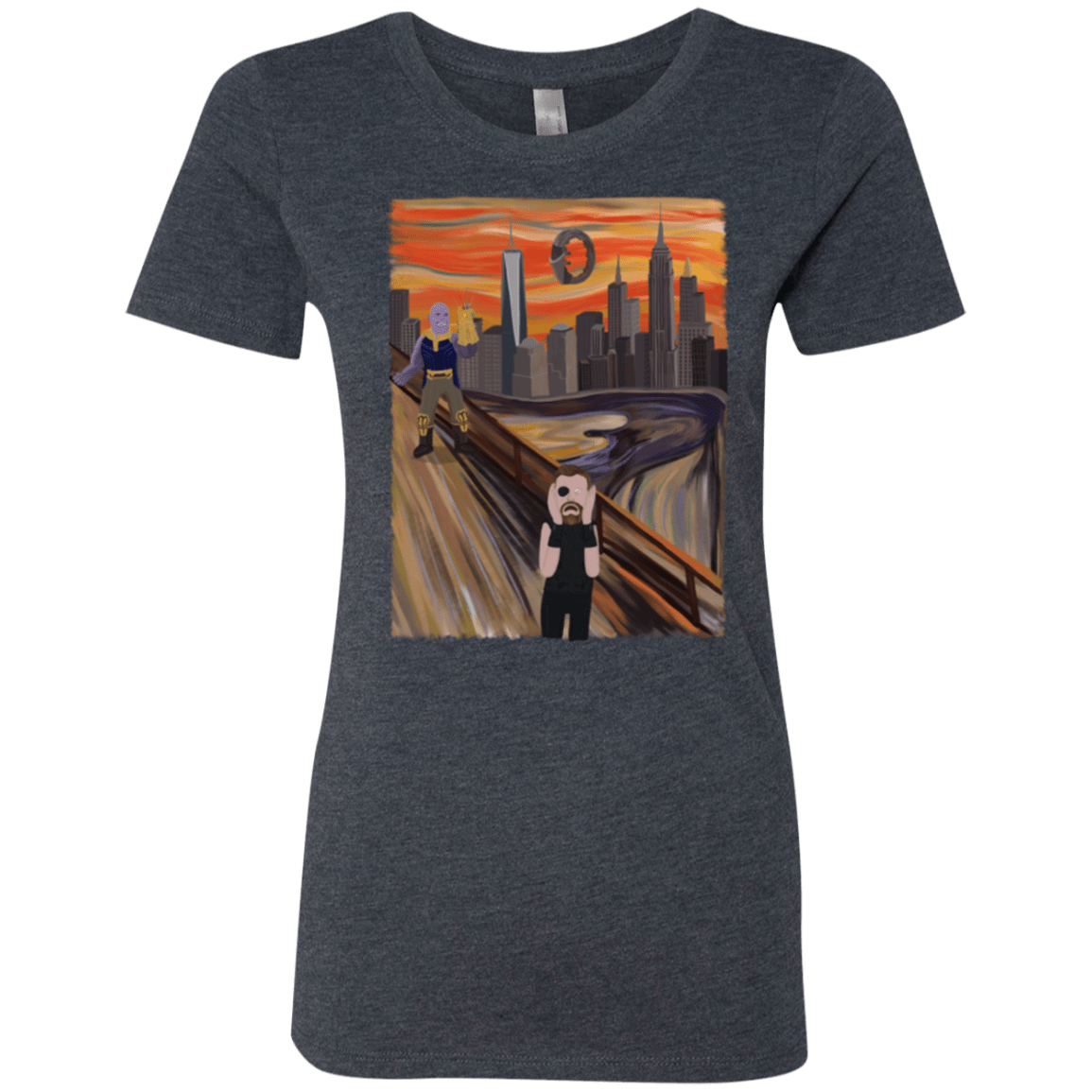 T-Shirts Vintage Navy / S Thunder Scream Women's Triblend T-Shirt