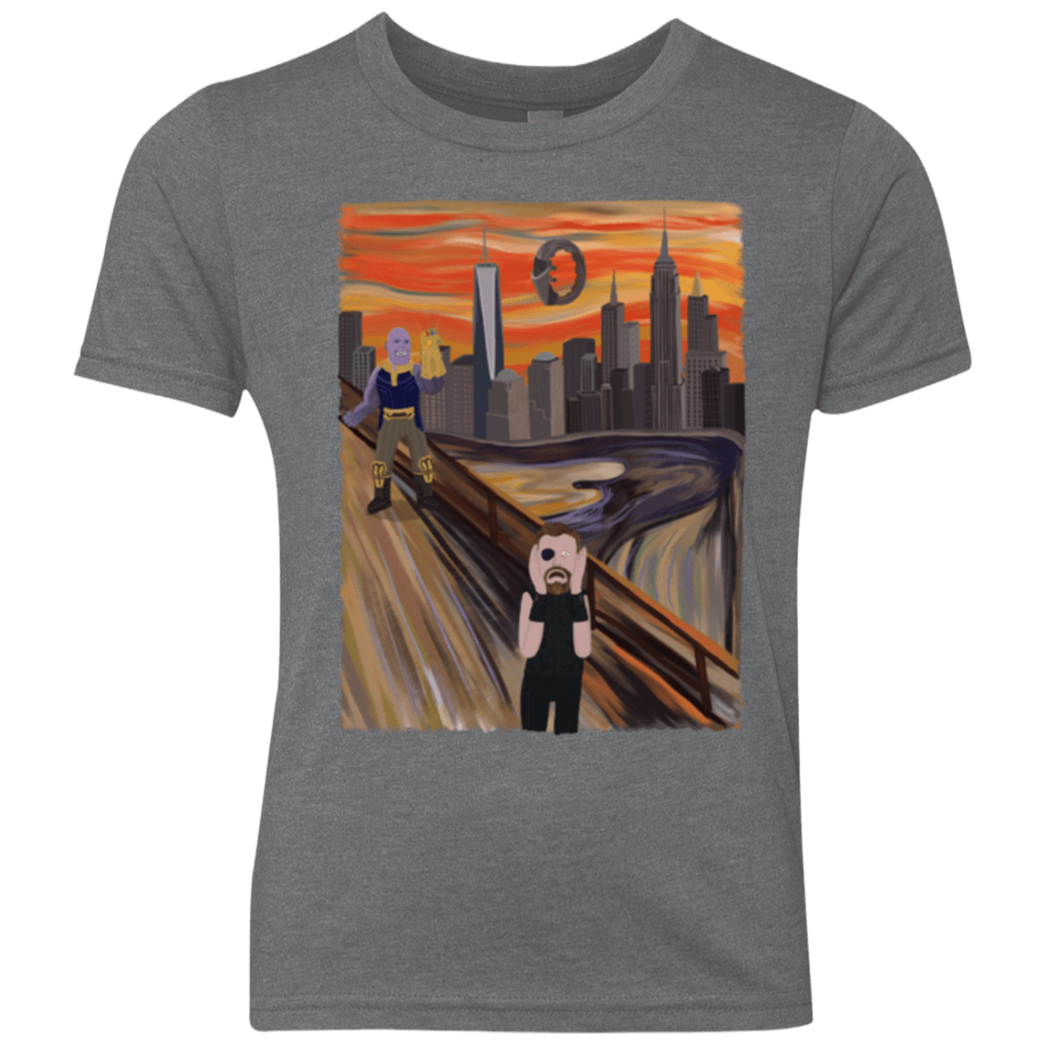 T-Shirts Premium Heather / YXS Thunder Scream Youth Triblend T-Shirt