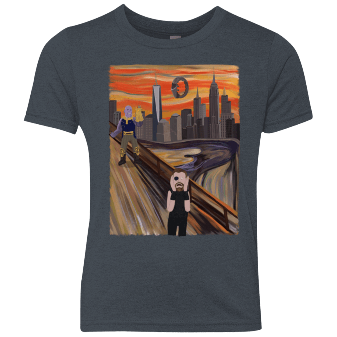 T-Shirts Vintage Navy / YXS Thunder Scream Youth Triblend T-Shirt