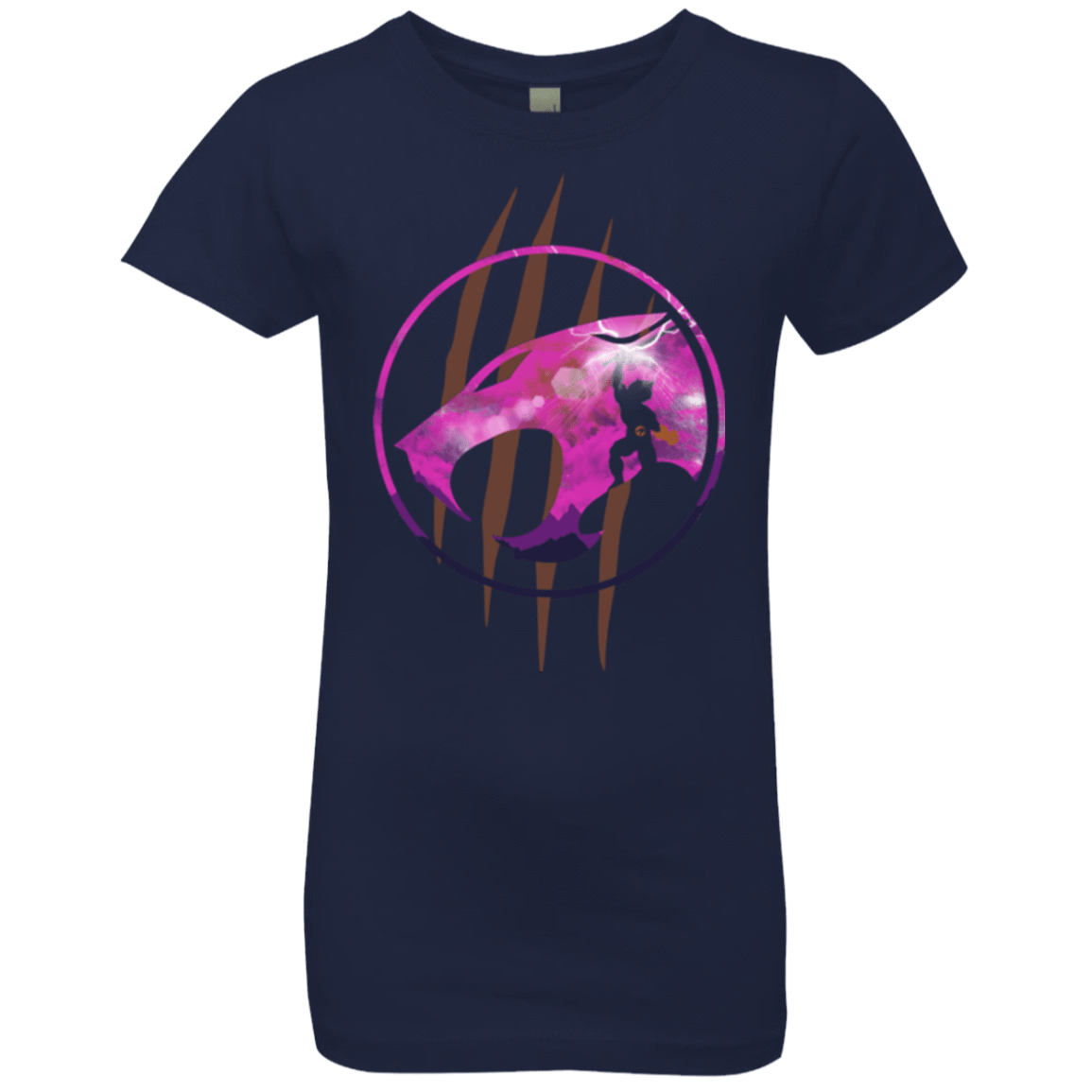 T-Shirts Midnight Navy / YXS Thunder, Thunder, Thunder Girls Premium T-Shirt