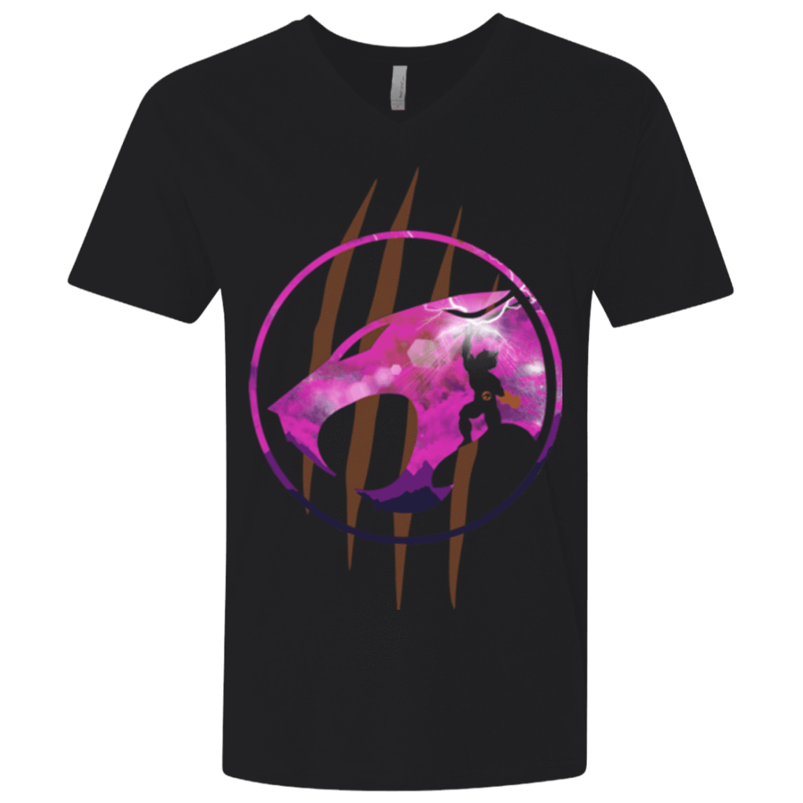 T-Shirts Black / X-Small Thunder, Thunder, Thunder Men's Premium V-Neck