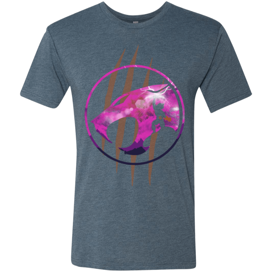 T-Shirts Indigo / Small Thunder, Thunder, Thunder Men's Triblend T-Shirt