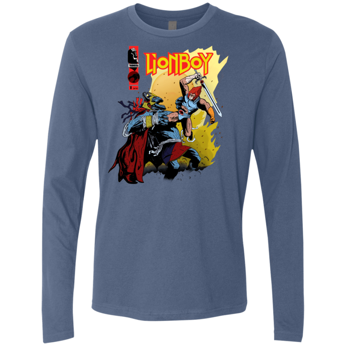 T-Shirts Indigo / S Thunderboy Men's Premium Long Sleeve