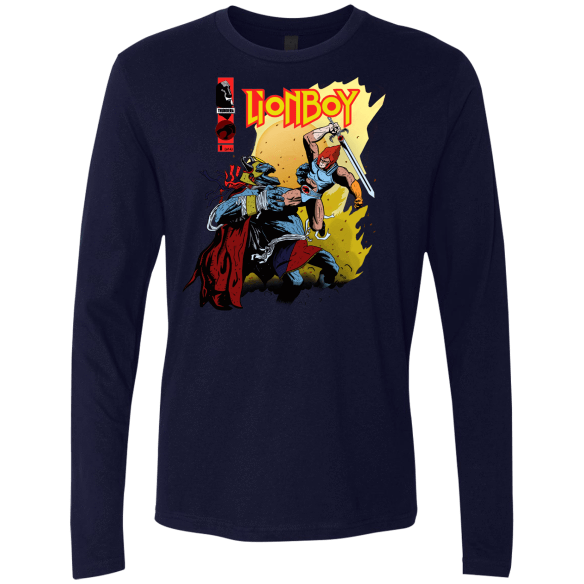 T-Shirts Midnight Navy / S Thunderboy Men's Premium Long Sleeve