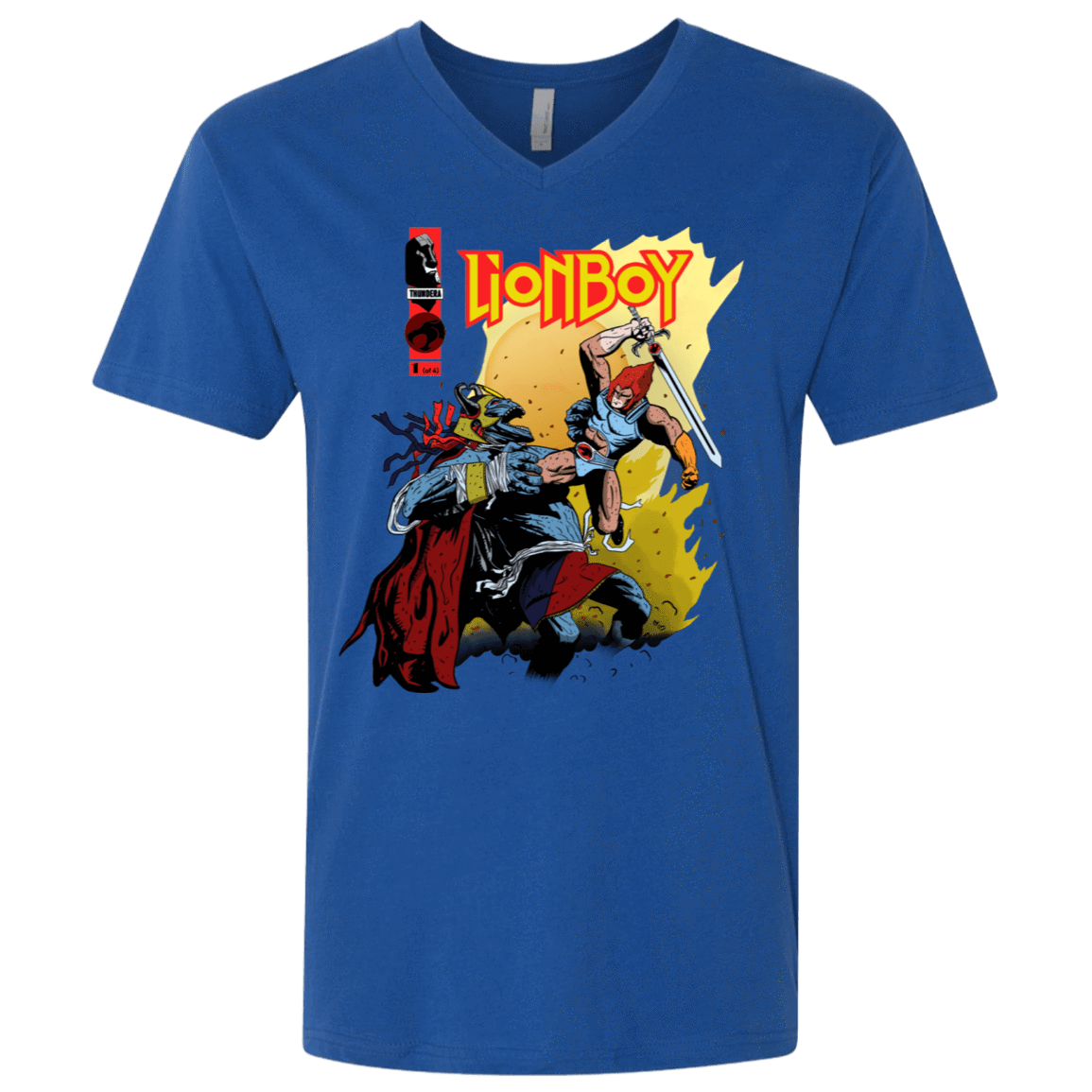 T-Shirts Royal / X-Small Thunderboy Men's Premium V-Neck