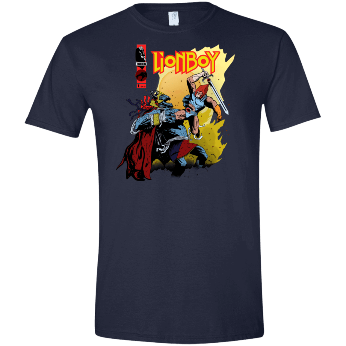 T-Shirts Navy / X-Small Thunderboy Men's Semi-Fitted Softstyle