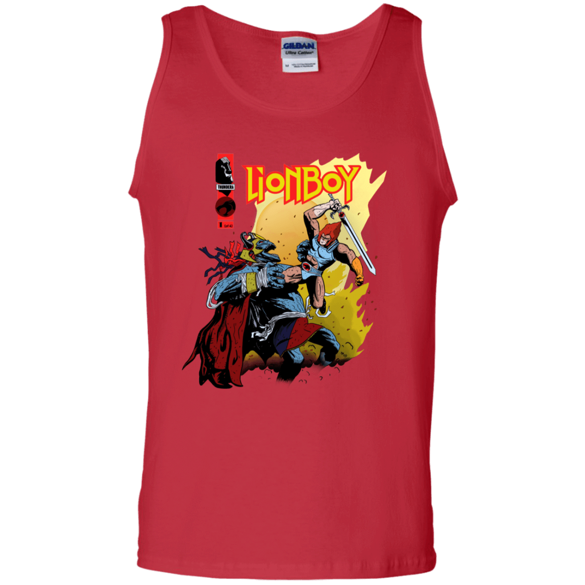 T-Shirts Red / S Thunderboy Men's Tank Top