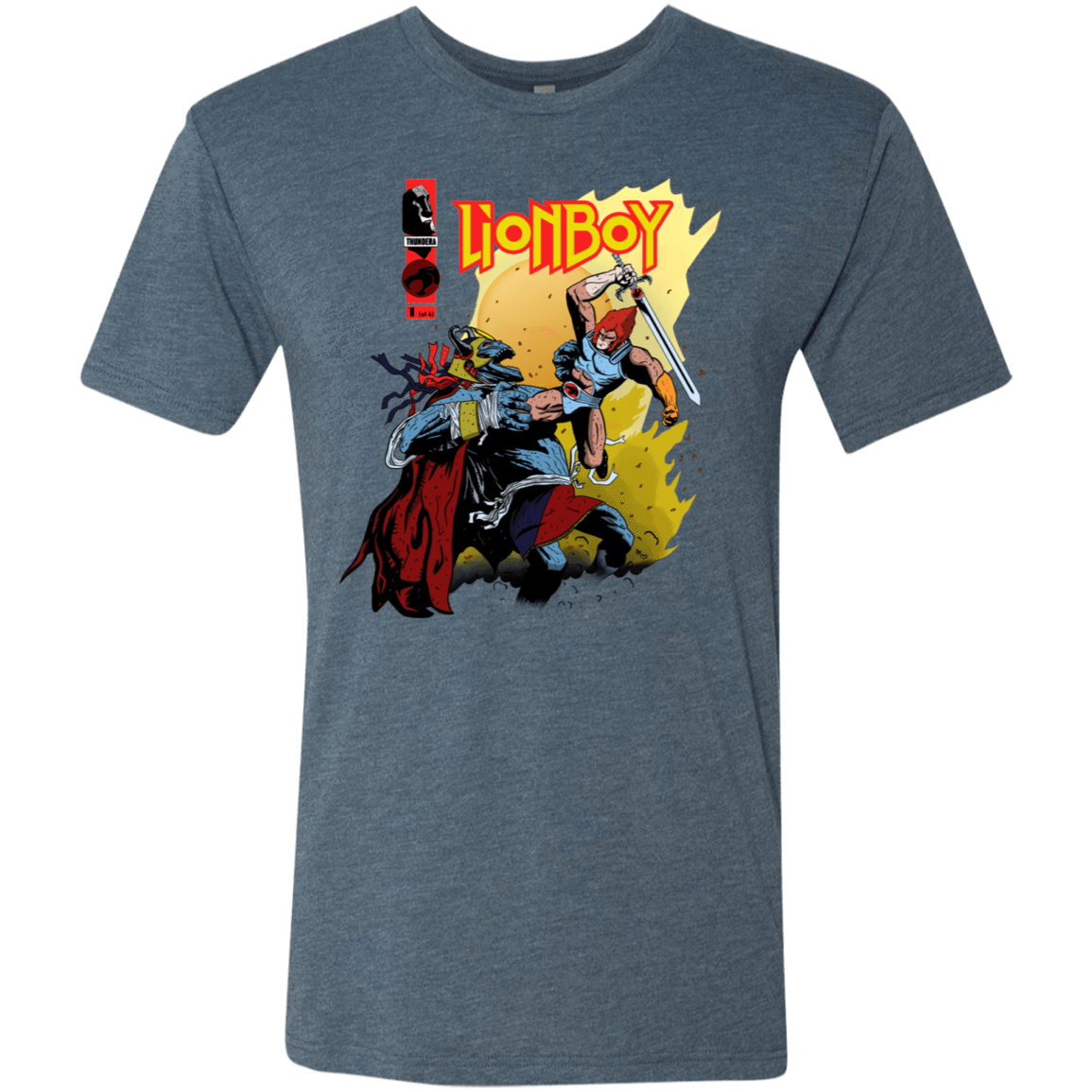 T-Shirts Indigo / S Thunderboy Men's Triblend T-Shirt