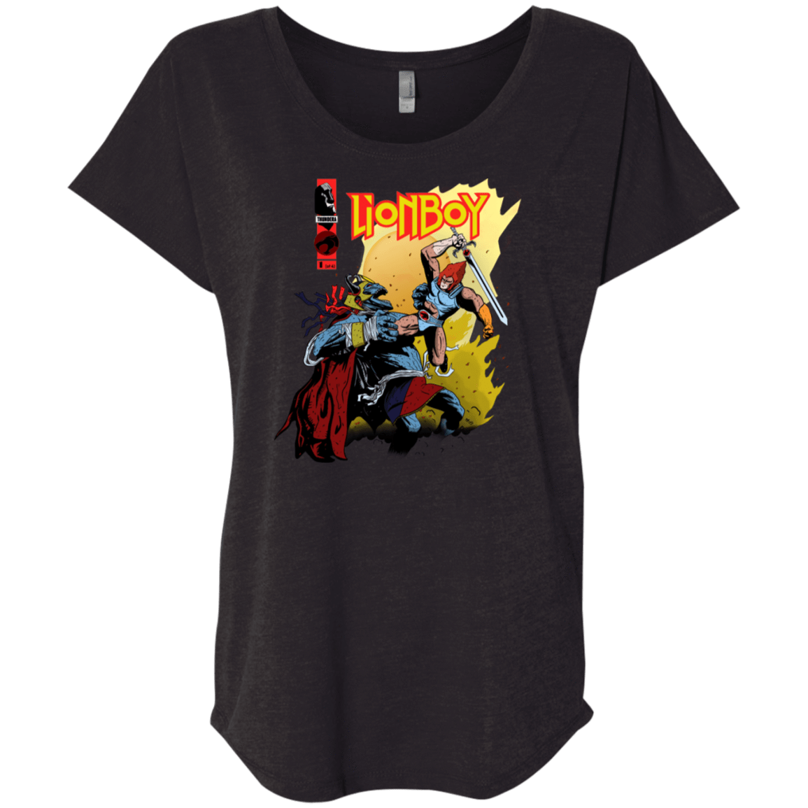 T-Shirts Vintage Black / X-Small Thunderboy Triblend Dolman Sleeve