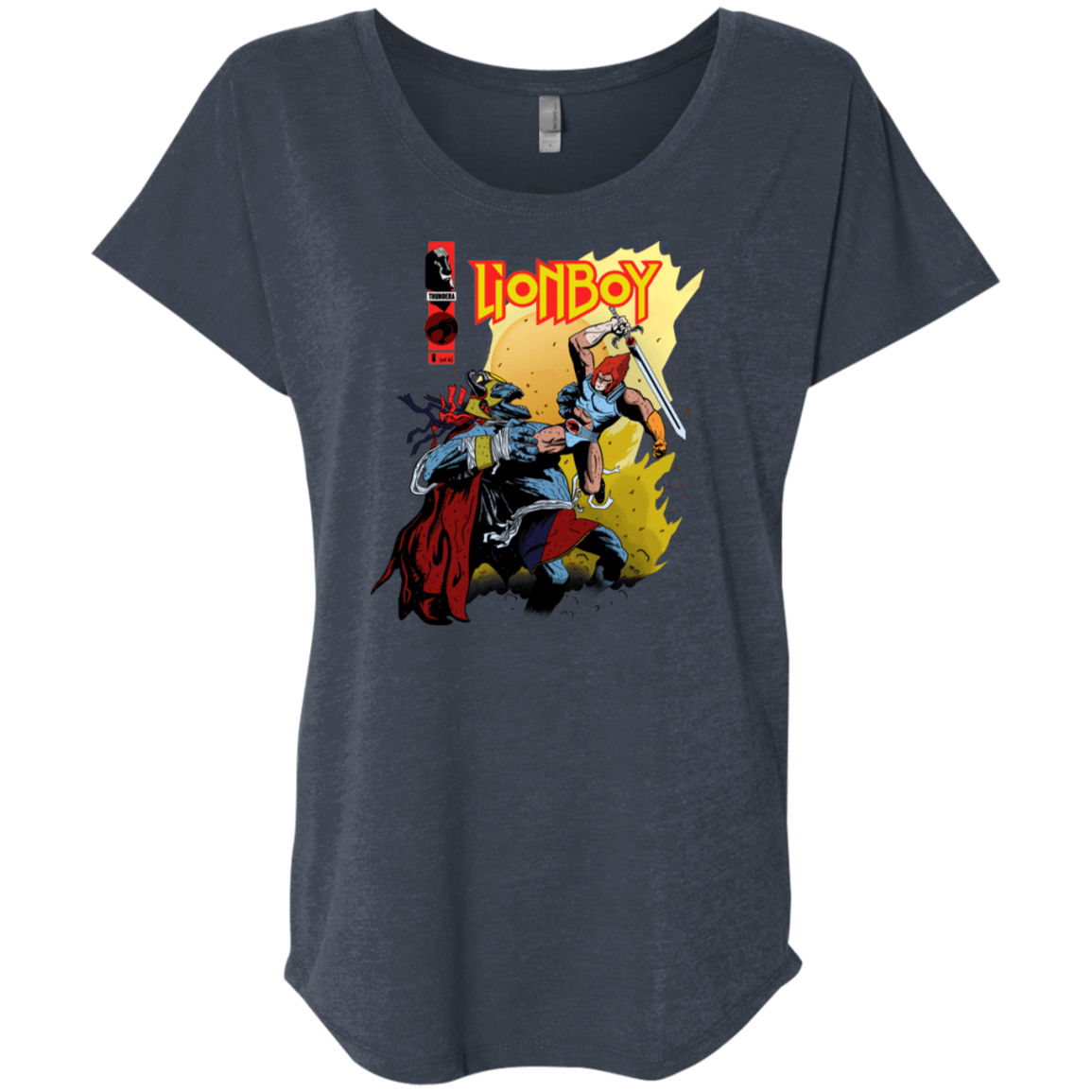 T-Shirts Vintage Navy / X-Small Thunderboy Triblend Dolman Sleeve