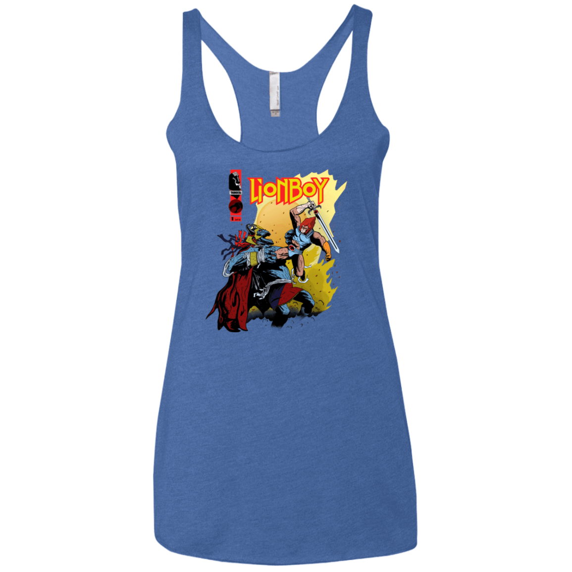 T-Shirts Vintage Royal / X-Small Thunderboy Women's Triblend Racerback Tank