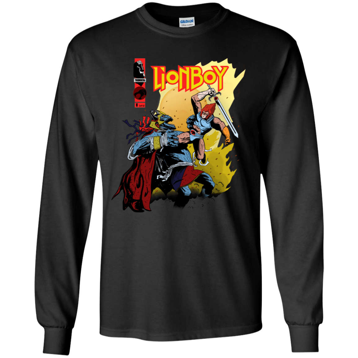 T-Shirts Black / YS Thunderboy Youth Long Sleeve T-Shirt