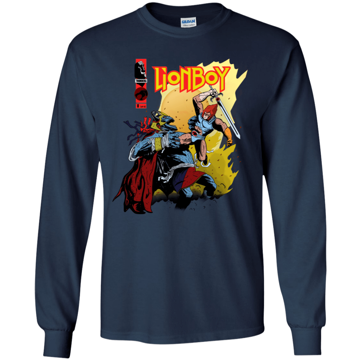 T-Shirts Navy / YS Thunderboy Youth Long Sleeve T-Shirt