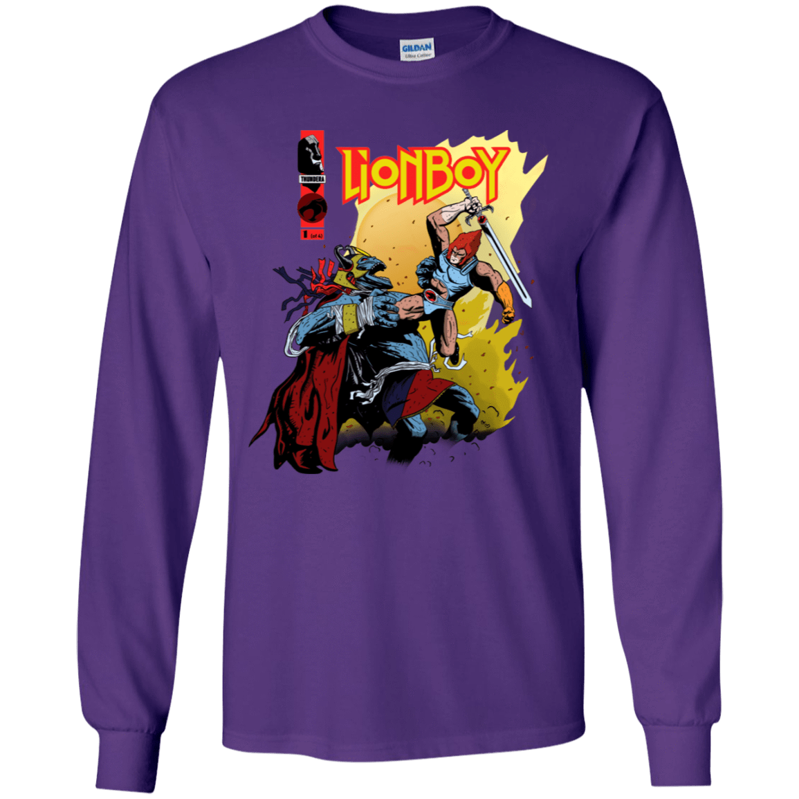 T-Shirts Purple / YS Thunderboy Youth Long Sleeve T-Shirt