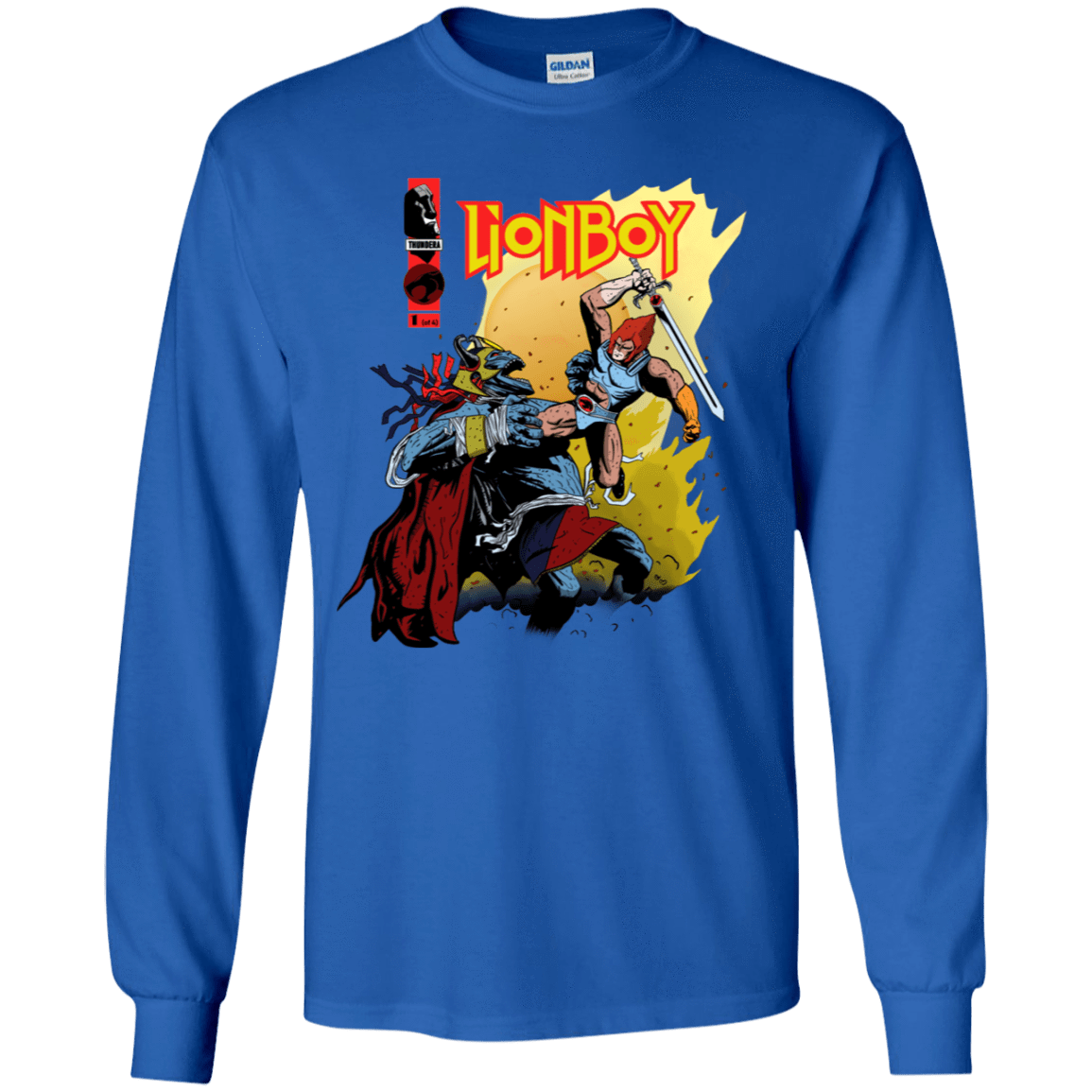 T-Shirts Royal / YS Thunderboy Youth Long Sleeve T-Shirt