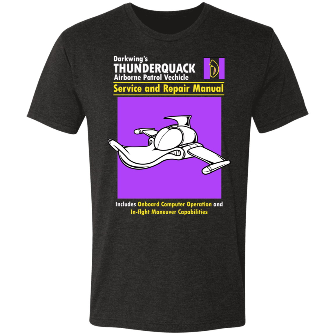 T-Shirts Vintage Black / S Thunderquack Manual Men's Triblend T-Shirt