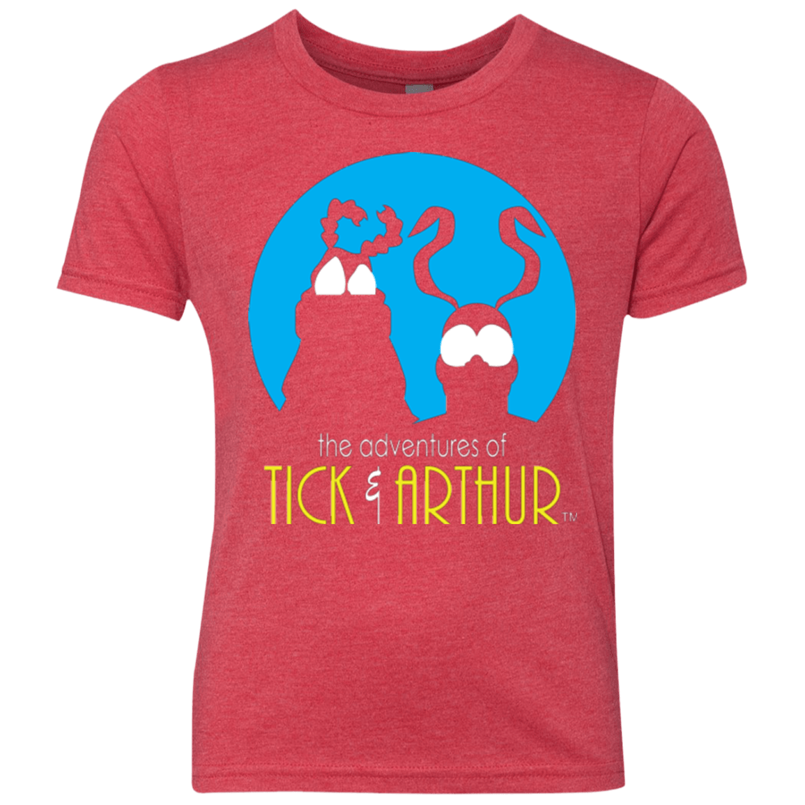 T-Shirts Vintage Red / YXS Tick and Arthur Youth Triblend T-Shirt