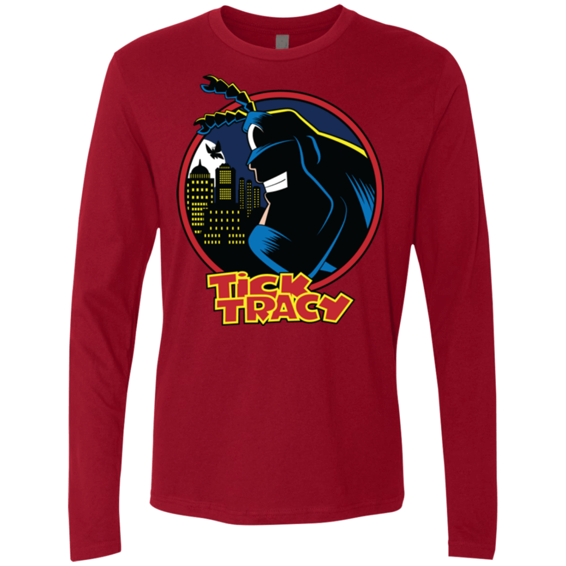 T-Shirts Cardinal / Small Tick Tracy Men's Premium Long Sleeve