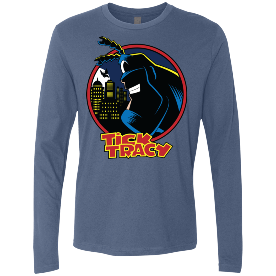T-Shirts Indigo / Small Tick Tracy Men's Premium Long Sleeve