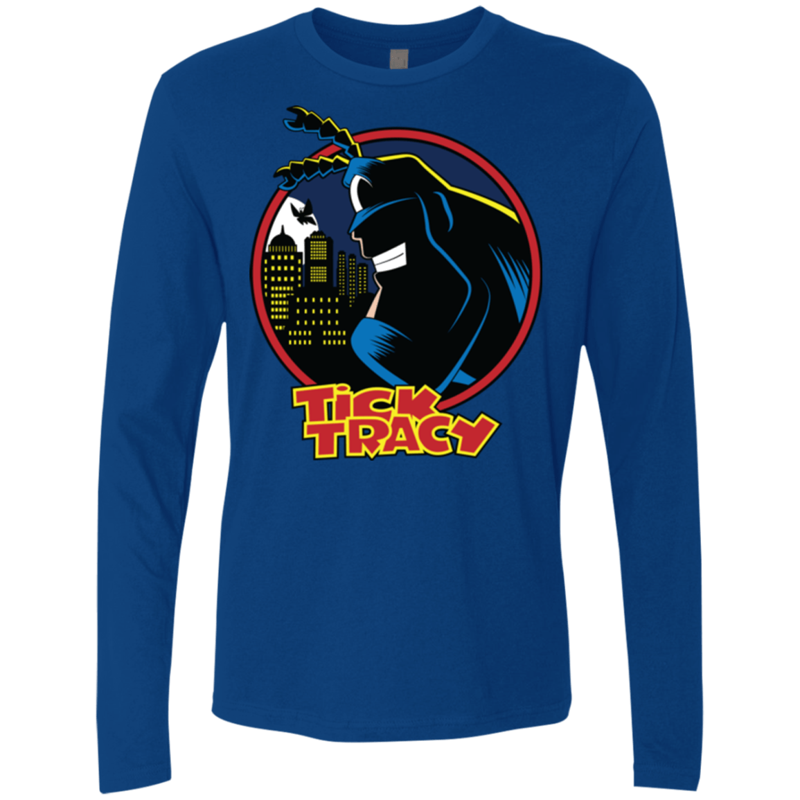 T-Shirts Royal / Small Tick Tracy Men's Premium Long Sleeve