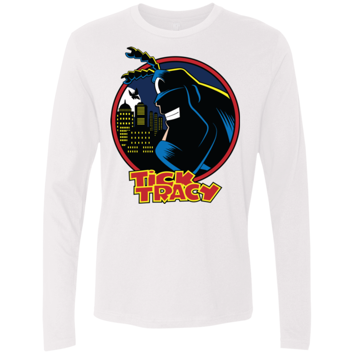 T-Shirts White / Small Tick Tracy Men's Premium Long Sleeve
