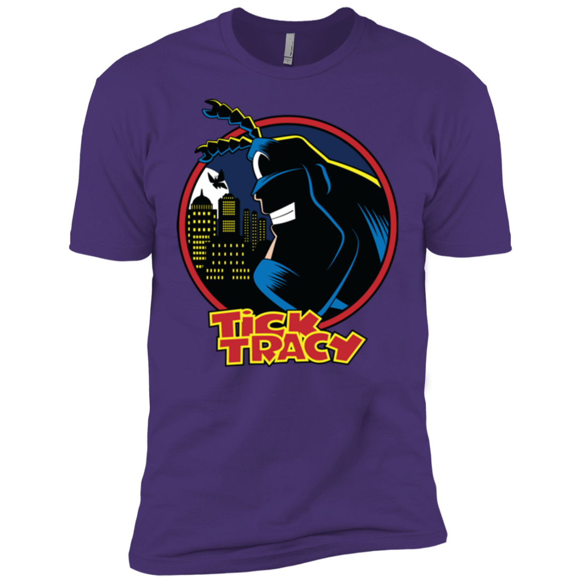 T-Shirts Purple / X-Small Tick Tracy Men's Premium T-Shirt