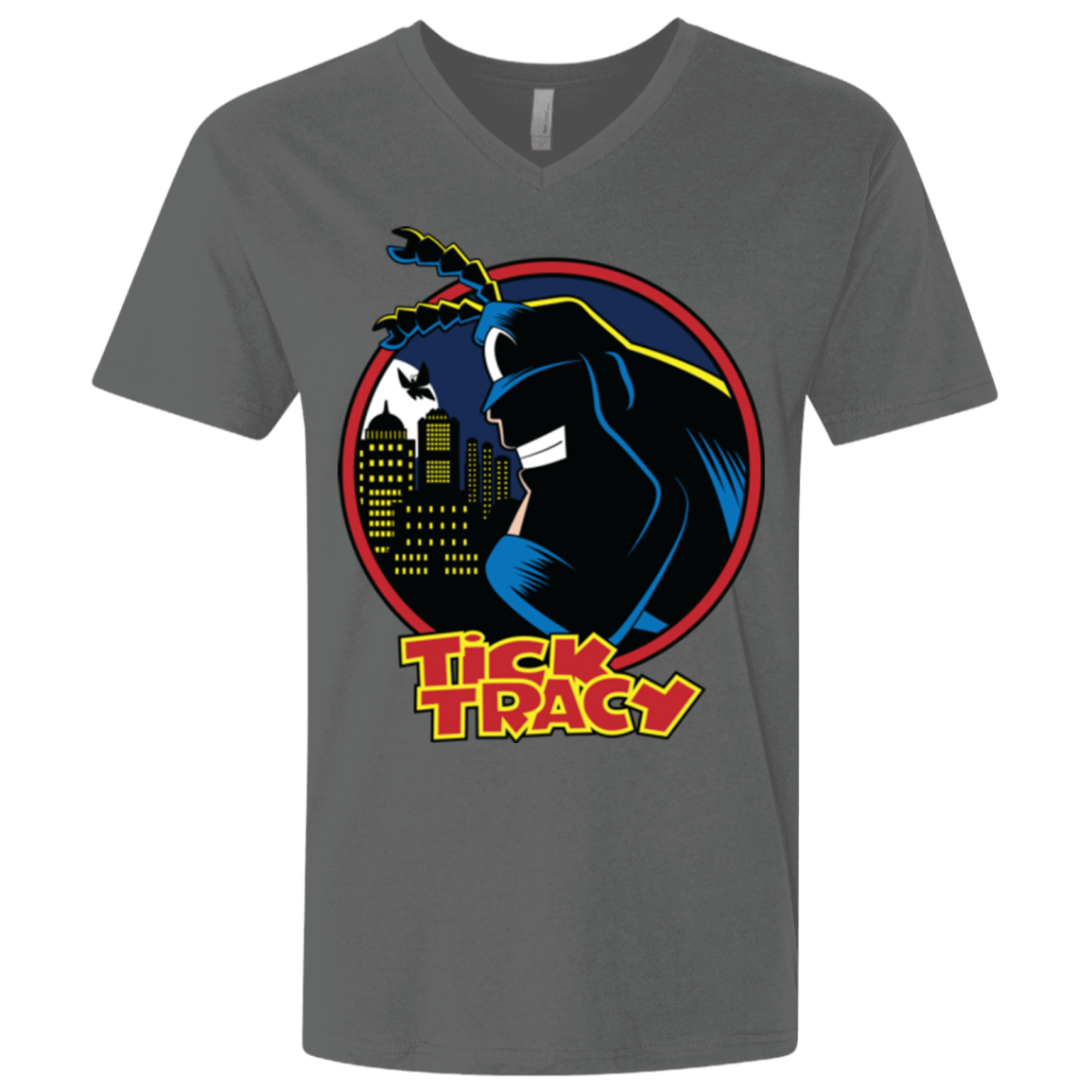 T-Shirts Heavy Metal / X-Small Tick Tracy Men's Premium V-Neck