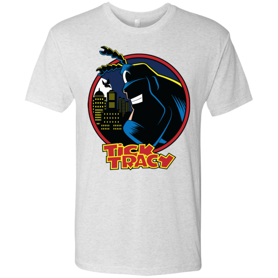 T-Shirts Heather White / Small Tick Tracy Men's Triblend T-Shirt