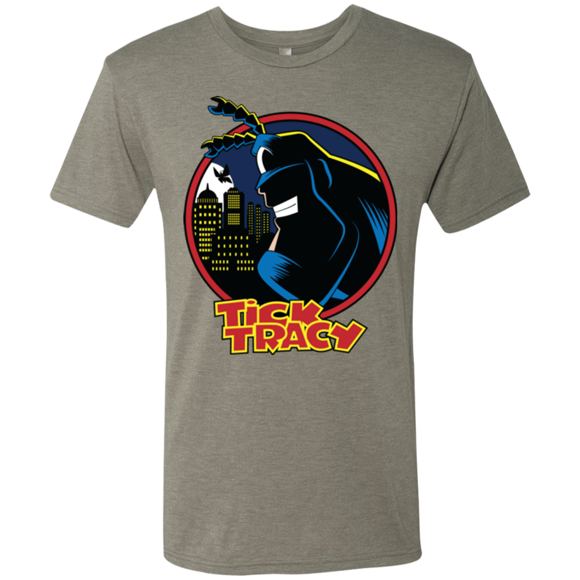 T-Shirts Venetian Grey / Small Tick Tracy Men's Triblend T-Shirt