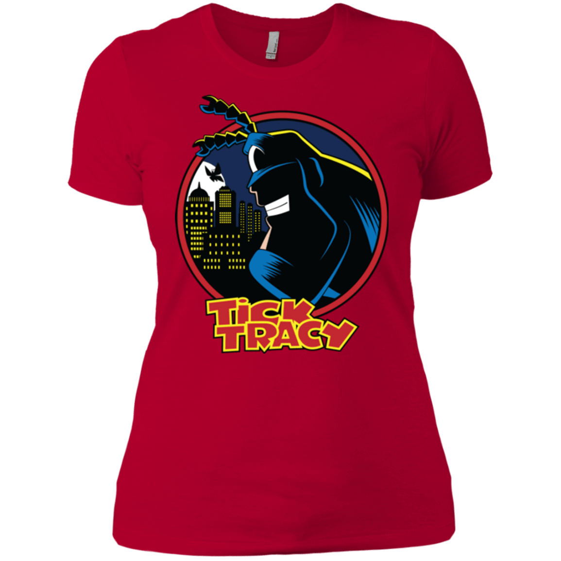 T-Shirts Red / X-Small Tick Tracy Women's Premium T-Shirt