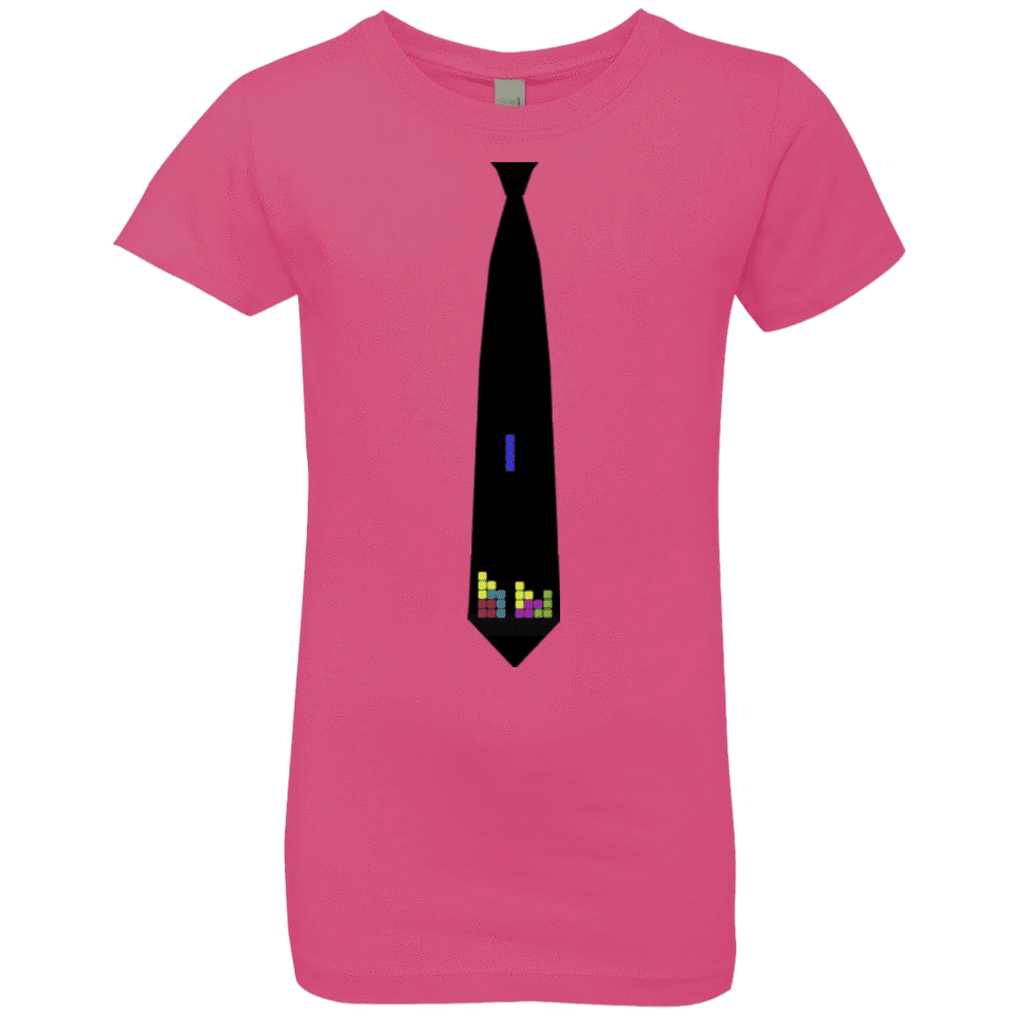 T-Shirts Hot Pink / YXS Tie tris Girls Premium T-Shirt