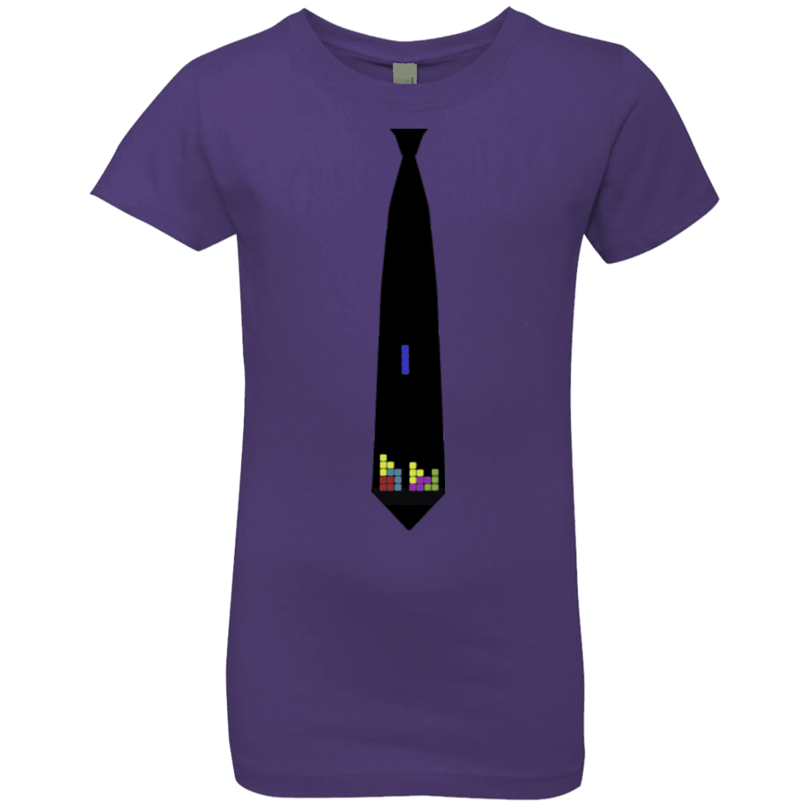 T-Shirts Purple Rush / YXS Tie tris Girls Premium T-Shirt