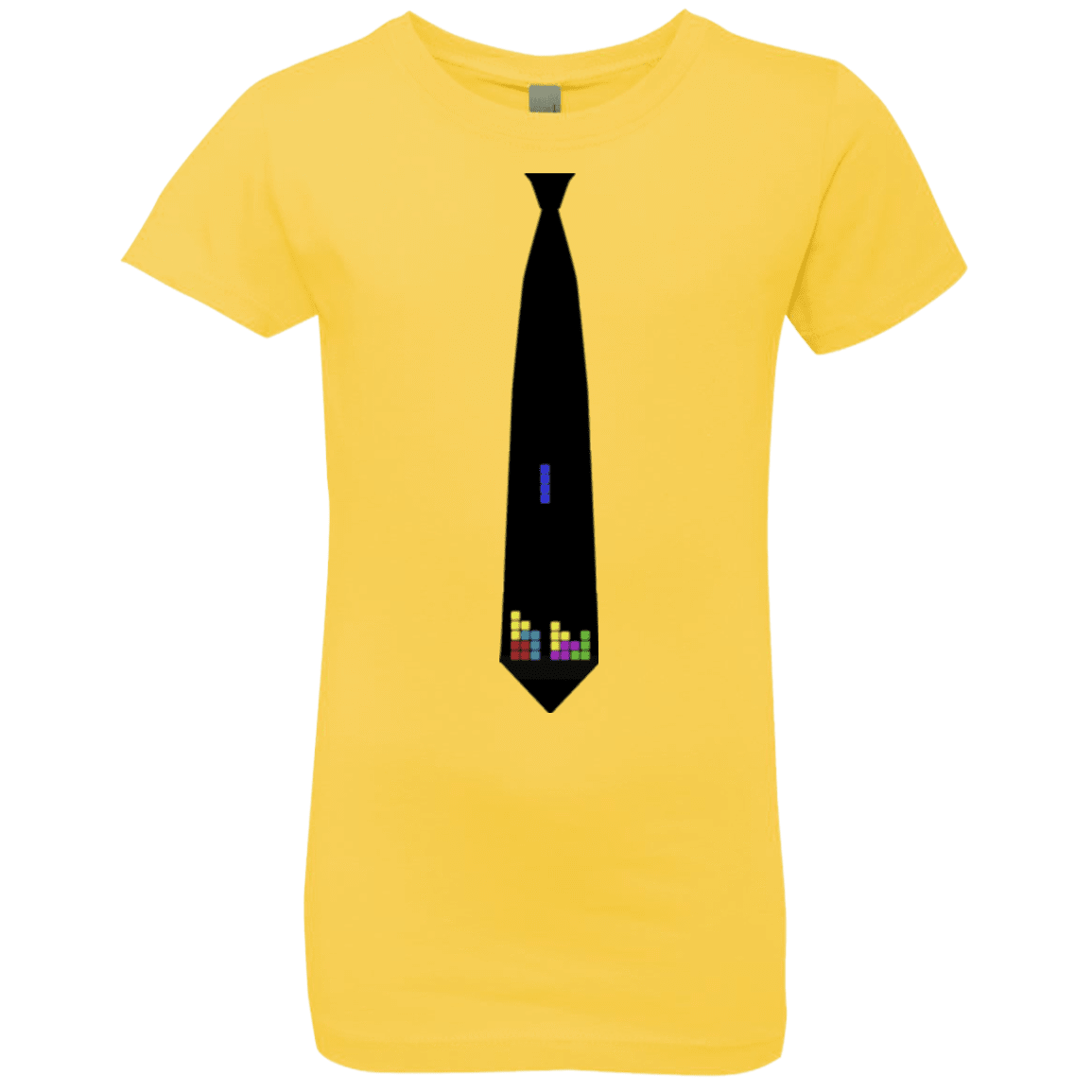 T-Shirts Vibrant Yellow / YXS Tie tris Girls Premium T-Shirt