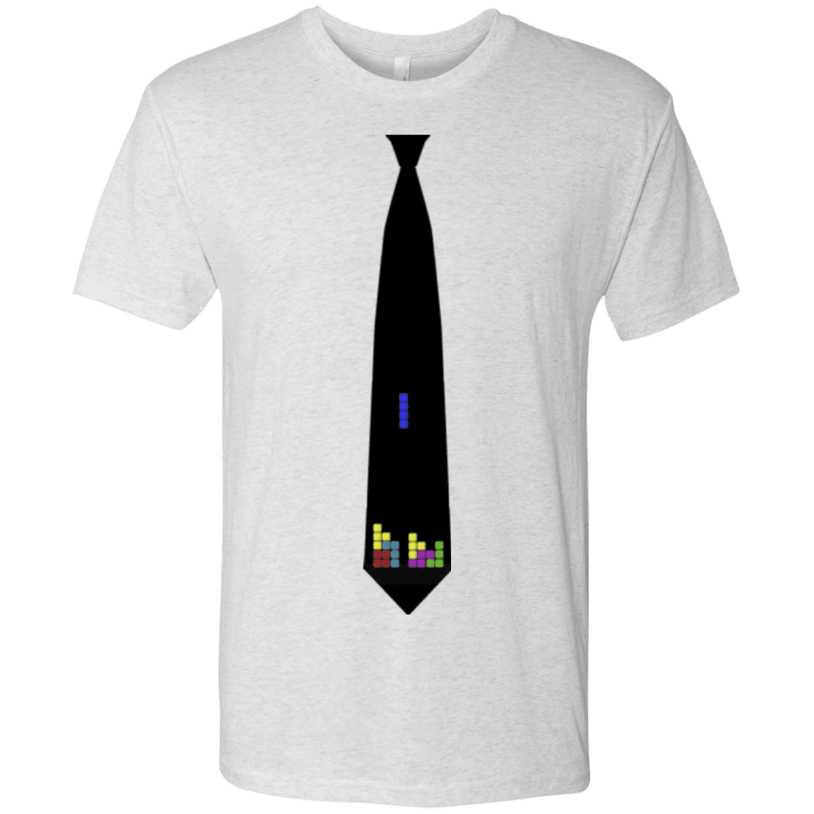 T-Shirts Heather White / Small Tie tris Men's Triblend T-Shirt