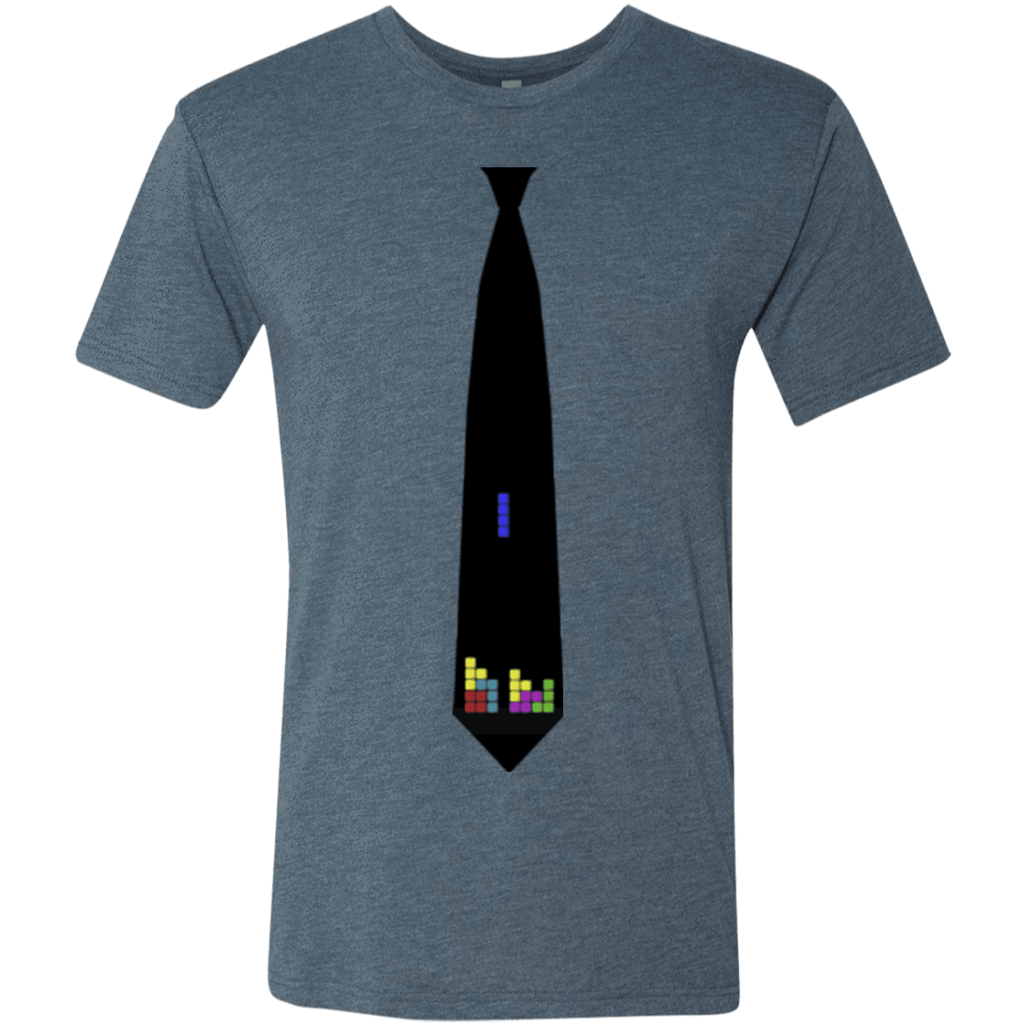 T-Shirts Indigo / Small Tie tris Men's Triblend T-Shirt