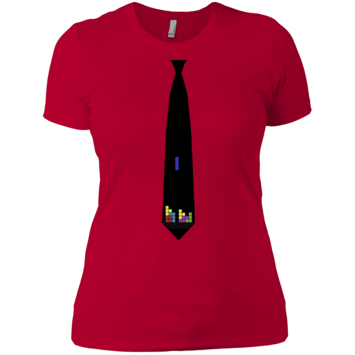 T-Shirts Red / X-Small Tie tris Women's Premium T-Shirt