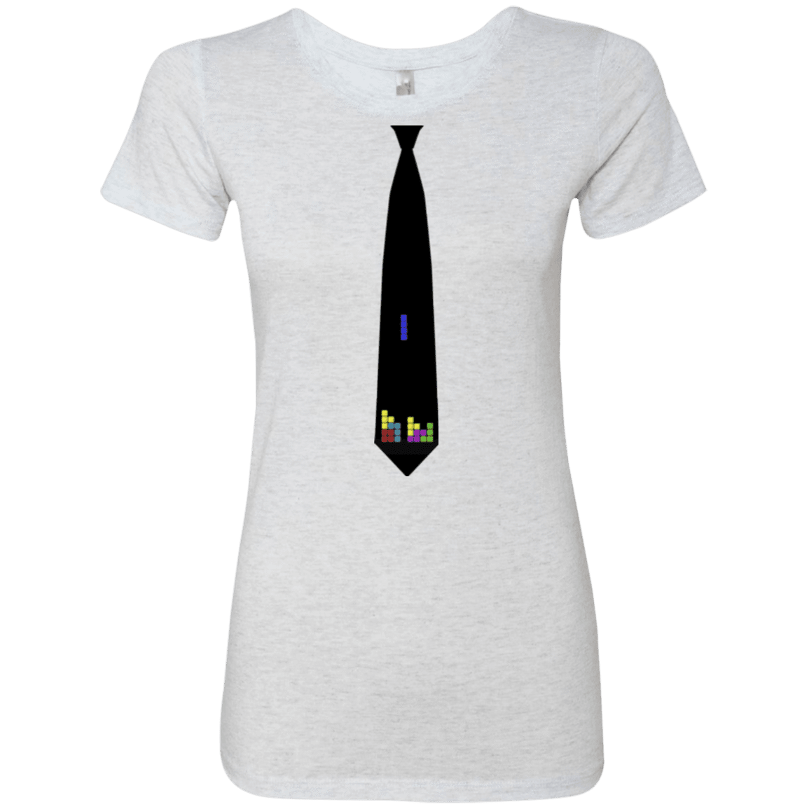 T-Shirts Heather White / Small Tie tris Women's Triblend T-Shirt