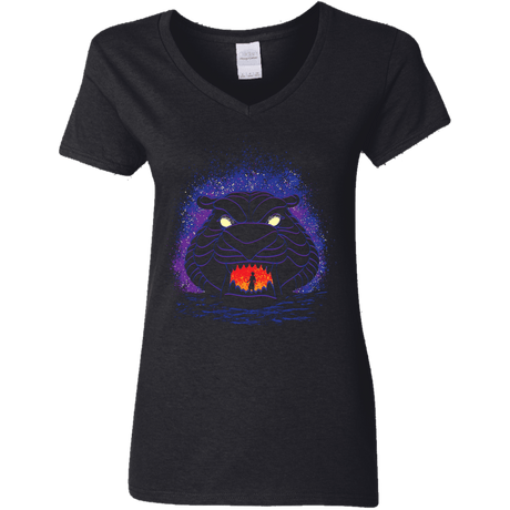 T-Shirts Black / S Tiger Cave Women's V-Neck T-Shirt