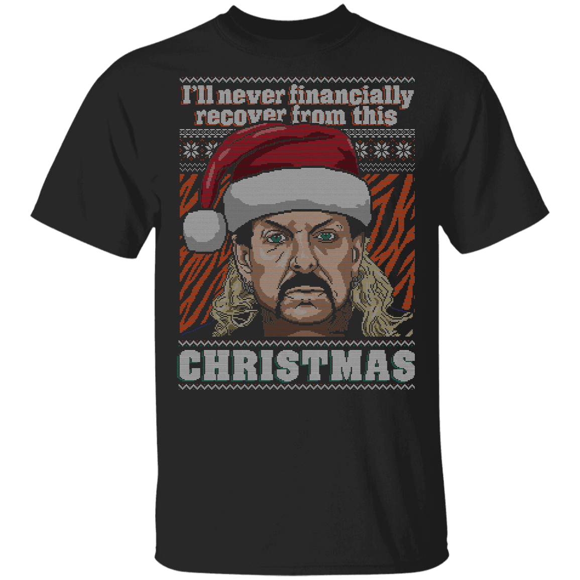 T-Shirts Black / YXS Tiger King Ugly Sweater Youth T-Shirt