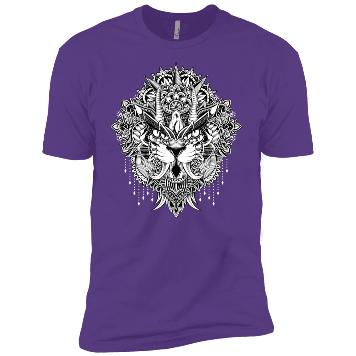 T-Shirts Purple Rush / YXS Tiger Mandala Boys Premium T-Shirt