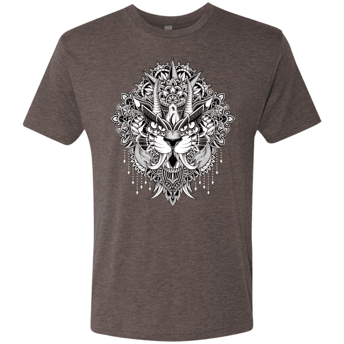 T-Shirts Macchiato / S Tiger Mandala Men's Triblend T-Shirt