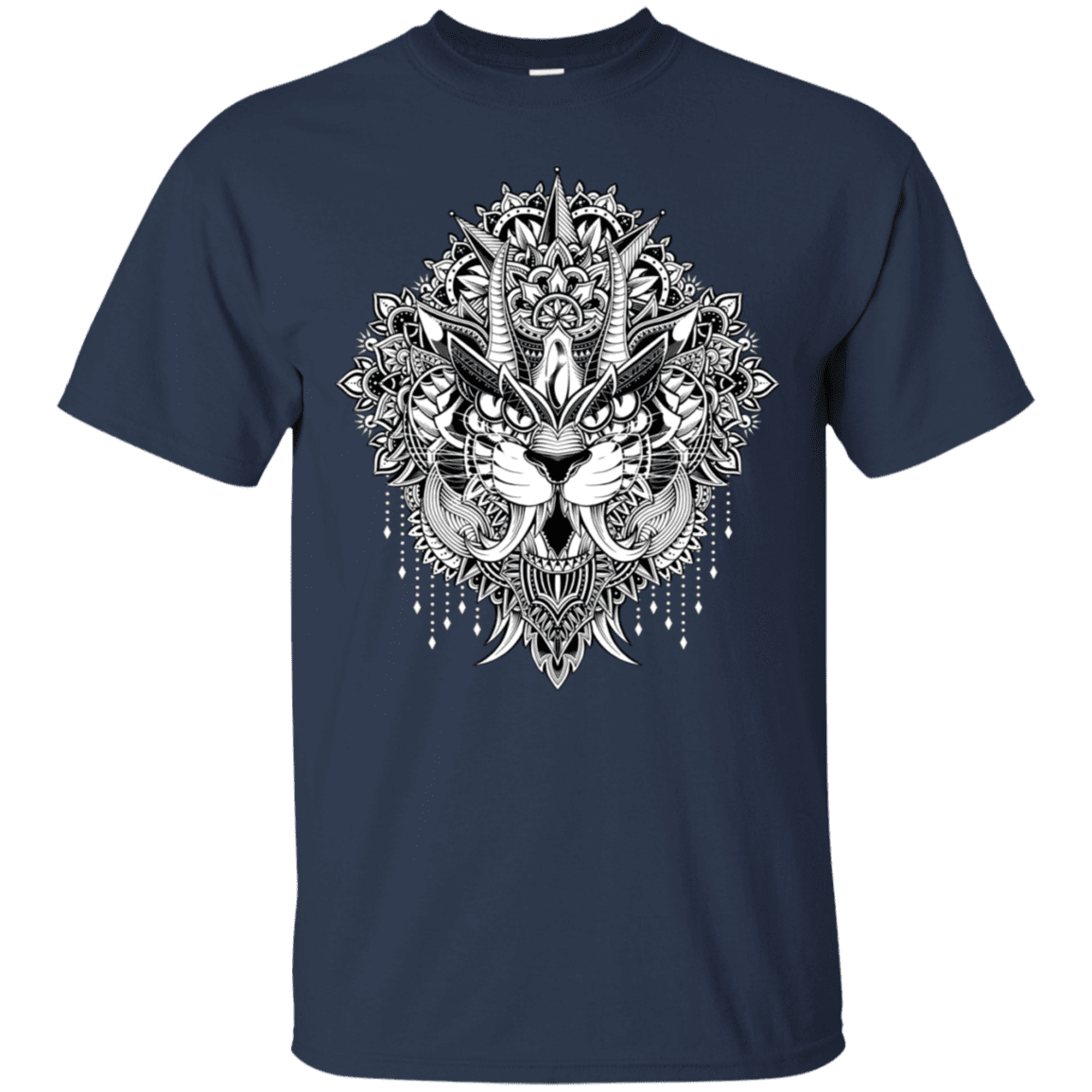T-Shirts Navy / S Tiger Mandala T-Shirt