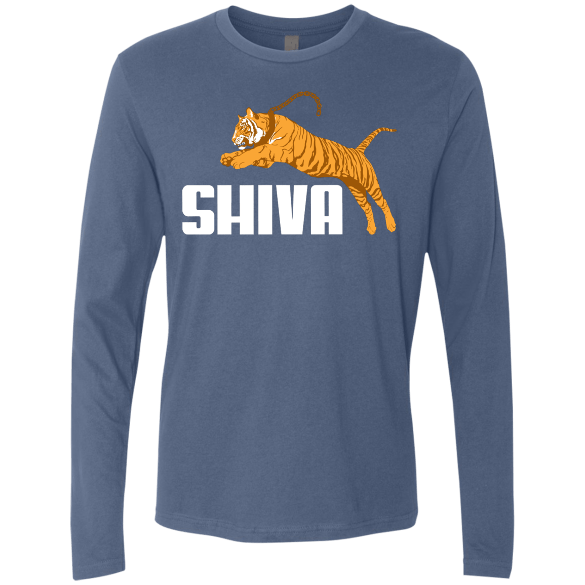 T-Shirts Indigo / Small Tiger Pal Men's Premium Long Sleeve