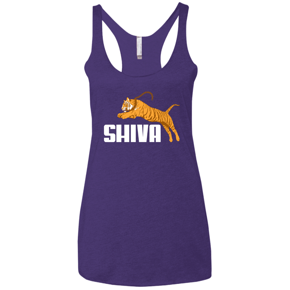 T-Shirts Purple / X-Small Tiger Pal Women's Triblend Racerback Tank