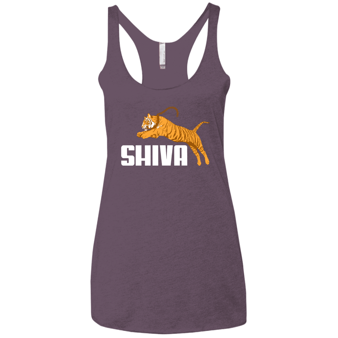 T-Shirts Vintage Purple / X-Small Tiger Pal Women's Triblend Racerback Tank