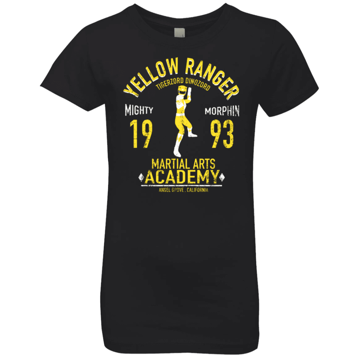 T-Shirts Black / YXS Tiger Ranger Girls Premium T-Shirt